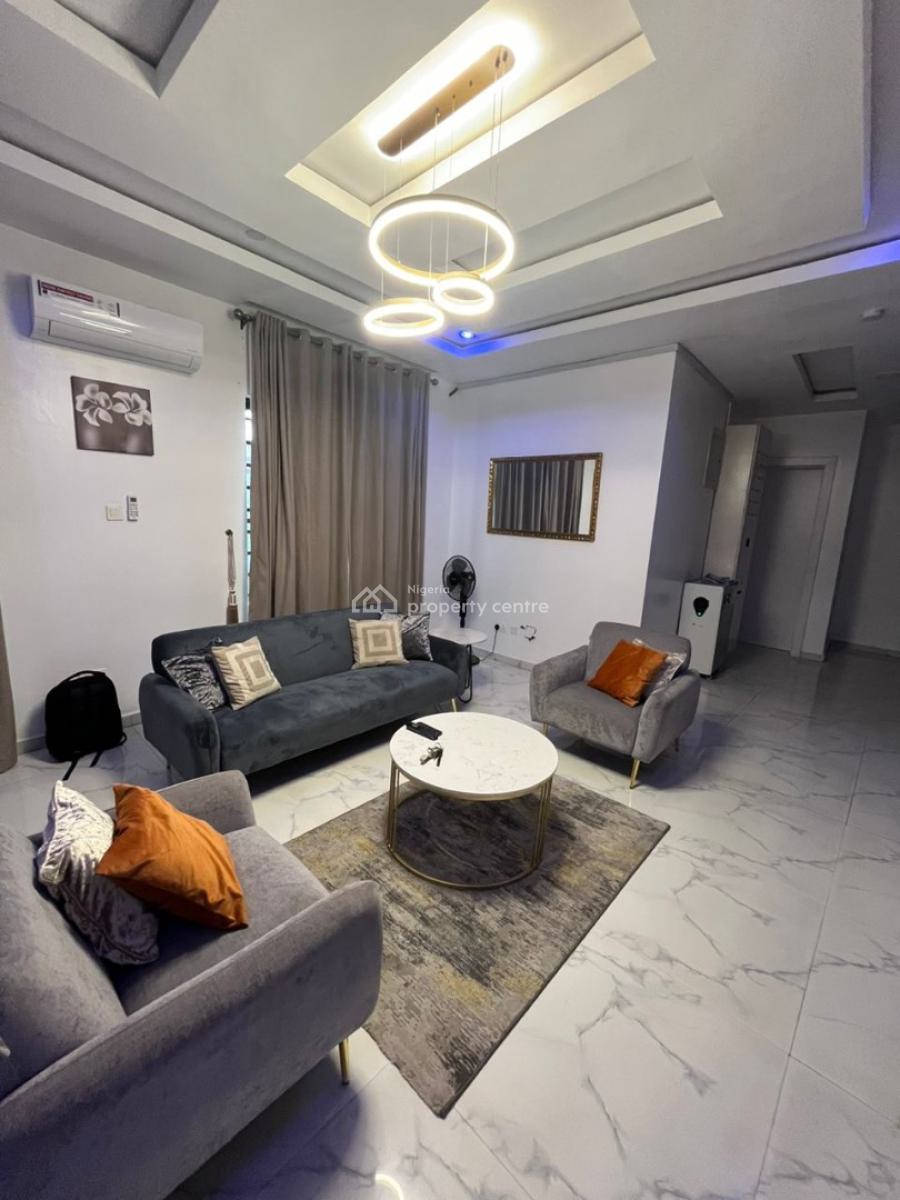 Super Cozy 3 Bedroom Apartment, Lord Jesus Estate, Right Next to Glowfield Schools Along Chevron Alter, Lekki Phase 2, Lekki, Lagos, Terraced Bungalow Short Let