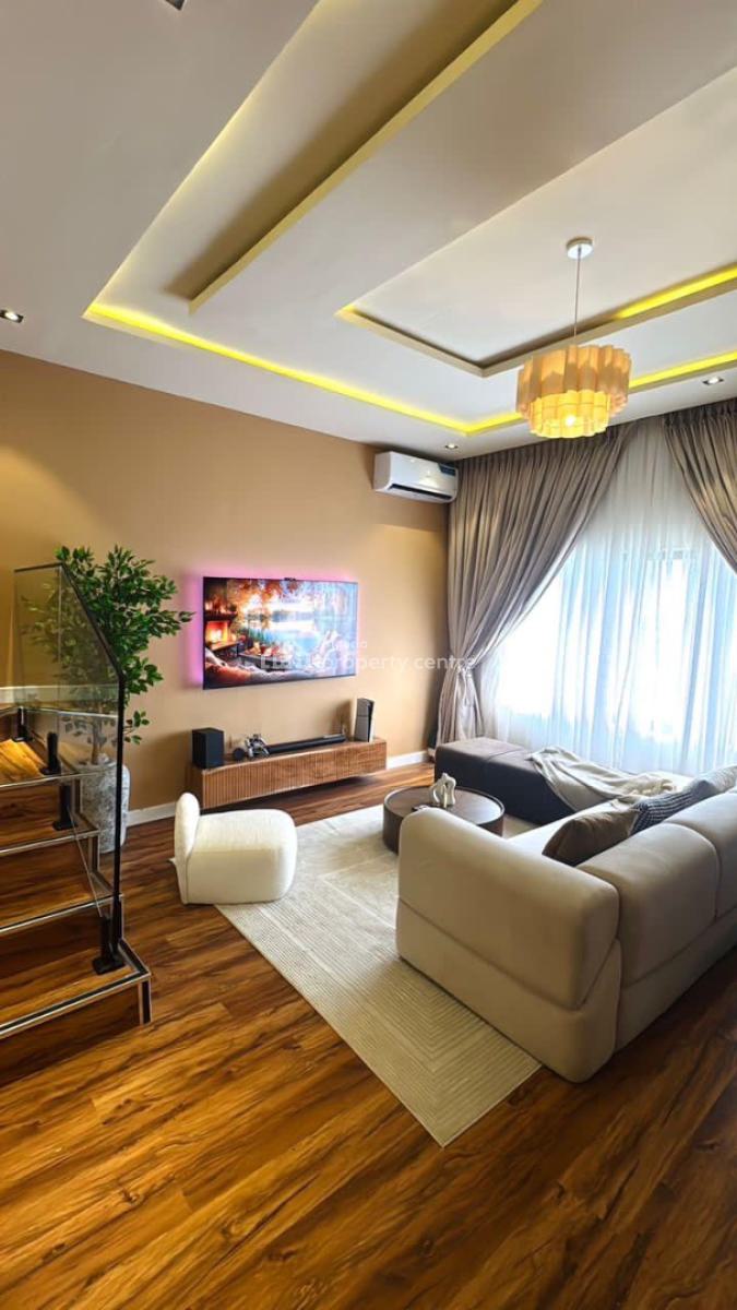 Luxury Beautiful Water View Mini with Pool and Ps5, Located Inside an Estate,good Water,water View Etc, Ikate Elegushi, Lekki, Lagos, Terraced Duplex Short Let