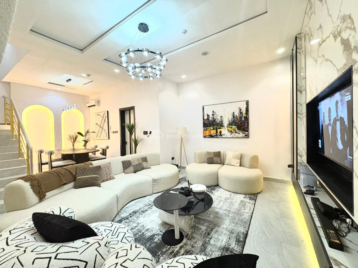 Luxurious 4 Bedroom Terrace Duplex, Blarney Residence, Ikate, Lekki, Lagos, Flat / Apartment Short Let