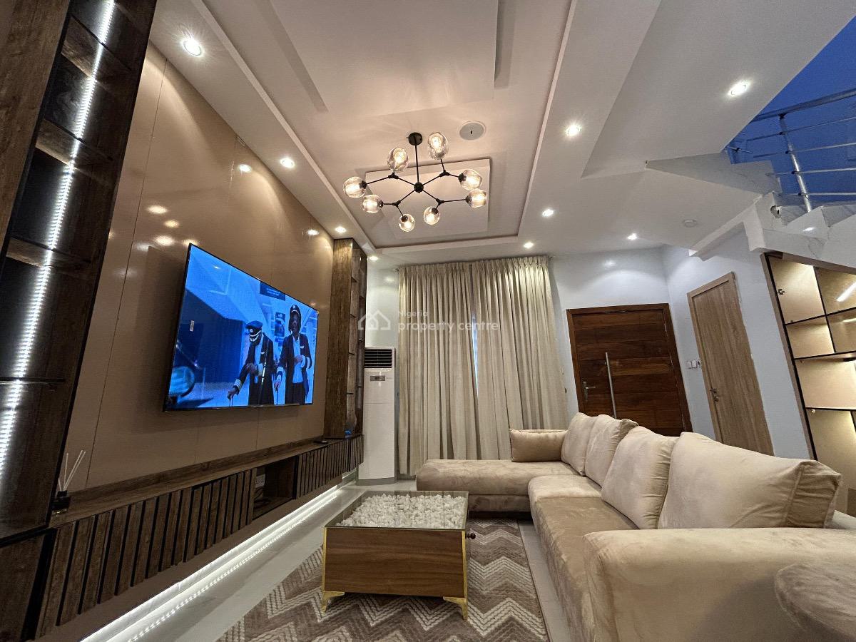 Stunning 4 Bedroom Duplex with Balcony, Orchid, Lekki, Lagos, Detached Duplex Short Let