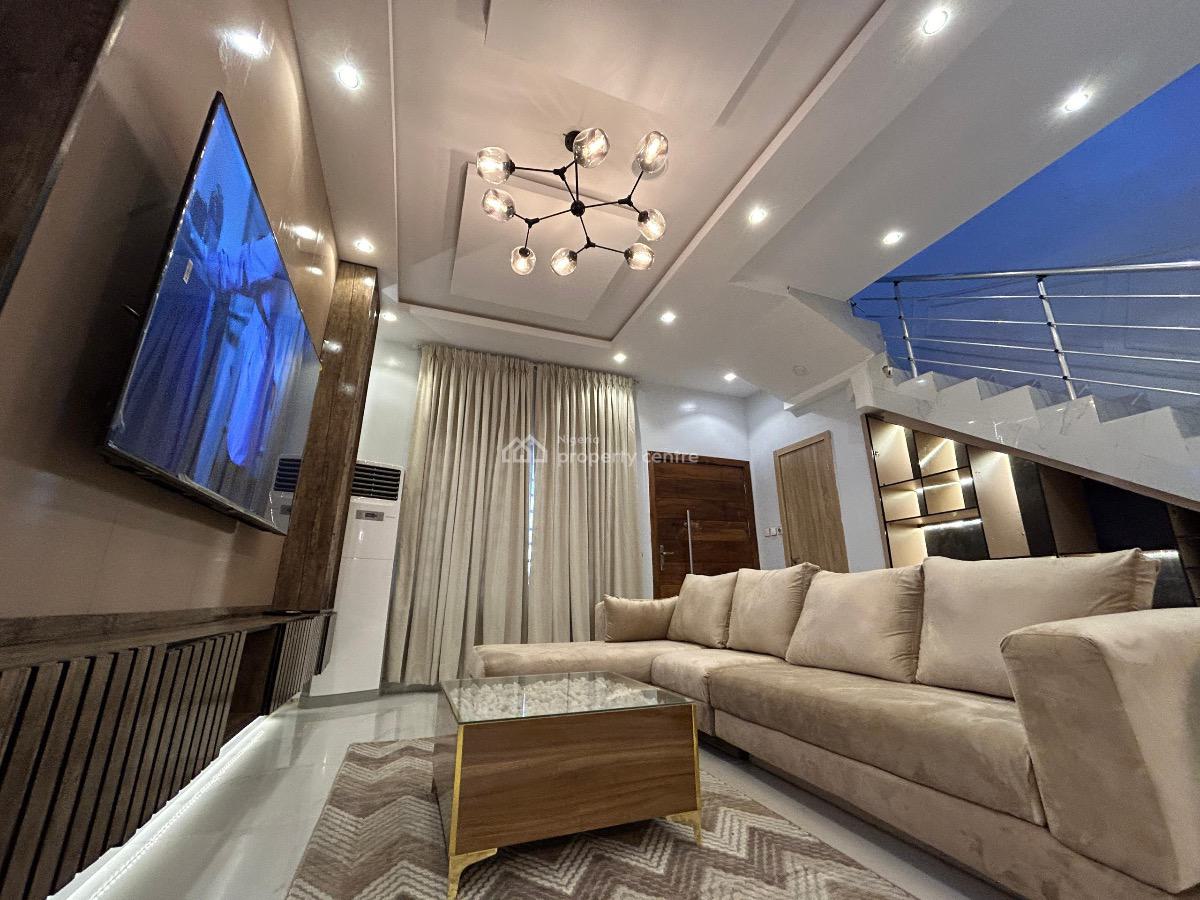Stunning 4 Bedroom Duplex with Balcony, Orchid, Lekki, Lagos, Detached Duplex Short Let