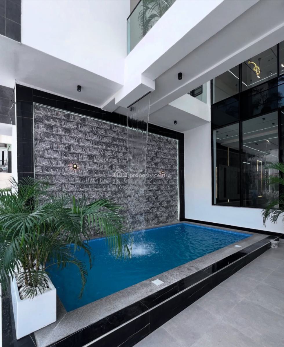 Contemporary 5 Bedroom Fully Detached with Swimming Pool, Gym Duplex, Secure Estate at Ikota Lekki, Ikota, Lekki, Lagos, Detached Duplex for Sale