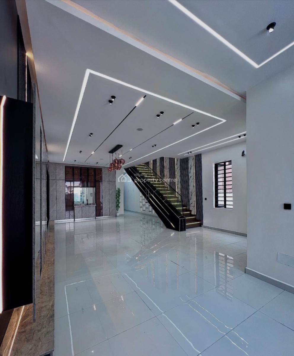 Contemporary 5 Bedroom Fully Detached with Swimming Pool, Gym Duplex, Secure Estate at Ikota Lekki, Ikota, Lekki, Lagos, Detached Duplex for Sale