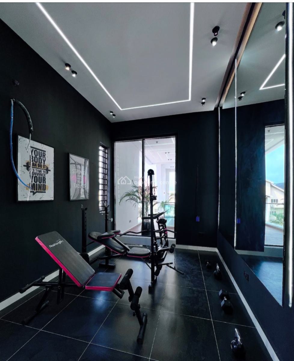 Contemporary 5 Bedroom Fully Detached with Swimming Pool, Gym Duplex, Secure Estate at Ikota Lekki, Ikota, Lekki, Lagos, Detached Duplex for Sale