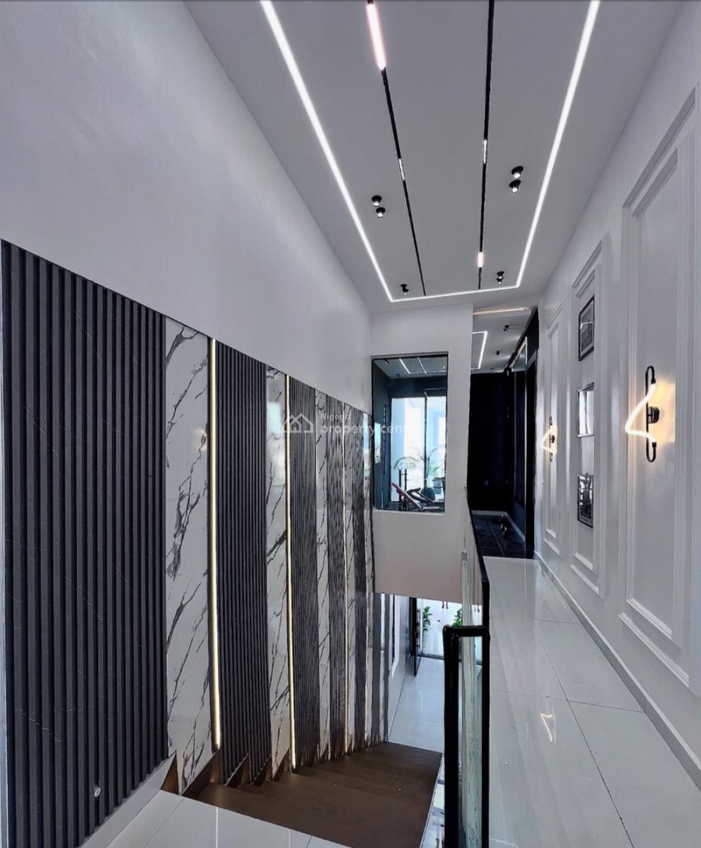 Contemporary 5 Bedroom Fully Detached with Swimming Pool, Gym Duplex, Secure Estate at Ikota Lekki, Ikota, Lekki, Lagos, Detached Duplex for Sale