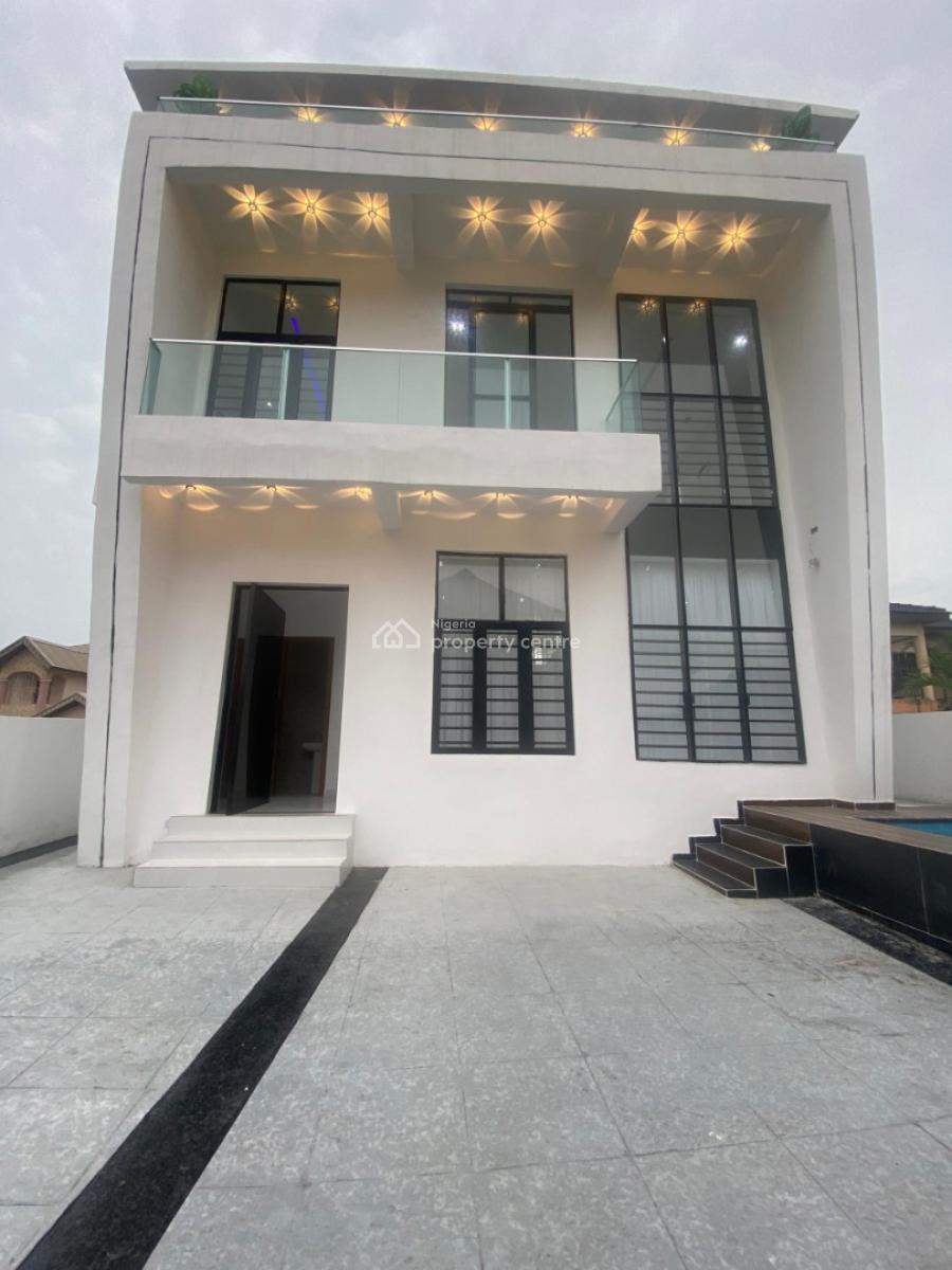 Luxury Alternative 5 Bedroom Fully Detached Duplex, Bq, Swimming Pool, Sangotedo, Ajah, Lagos, Detached Duplex for Sale