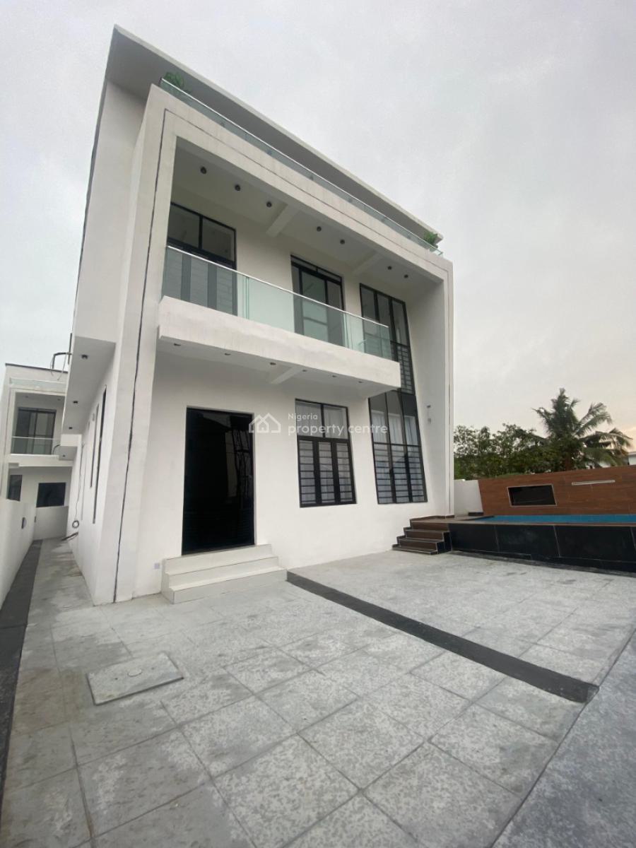 Luxury Alternative 5 Bedroom Fully Detached Duplex, Bq, Swimming Pool, Sangotedo, Ajah, Lagos, Detached Duplex for Sale
