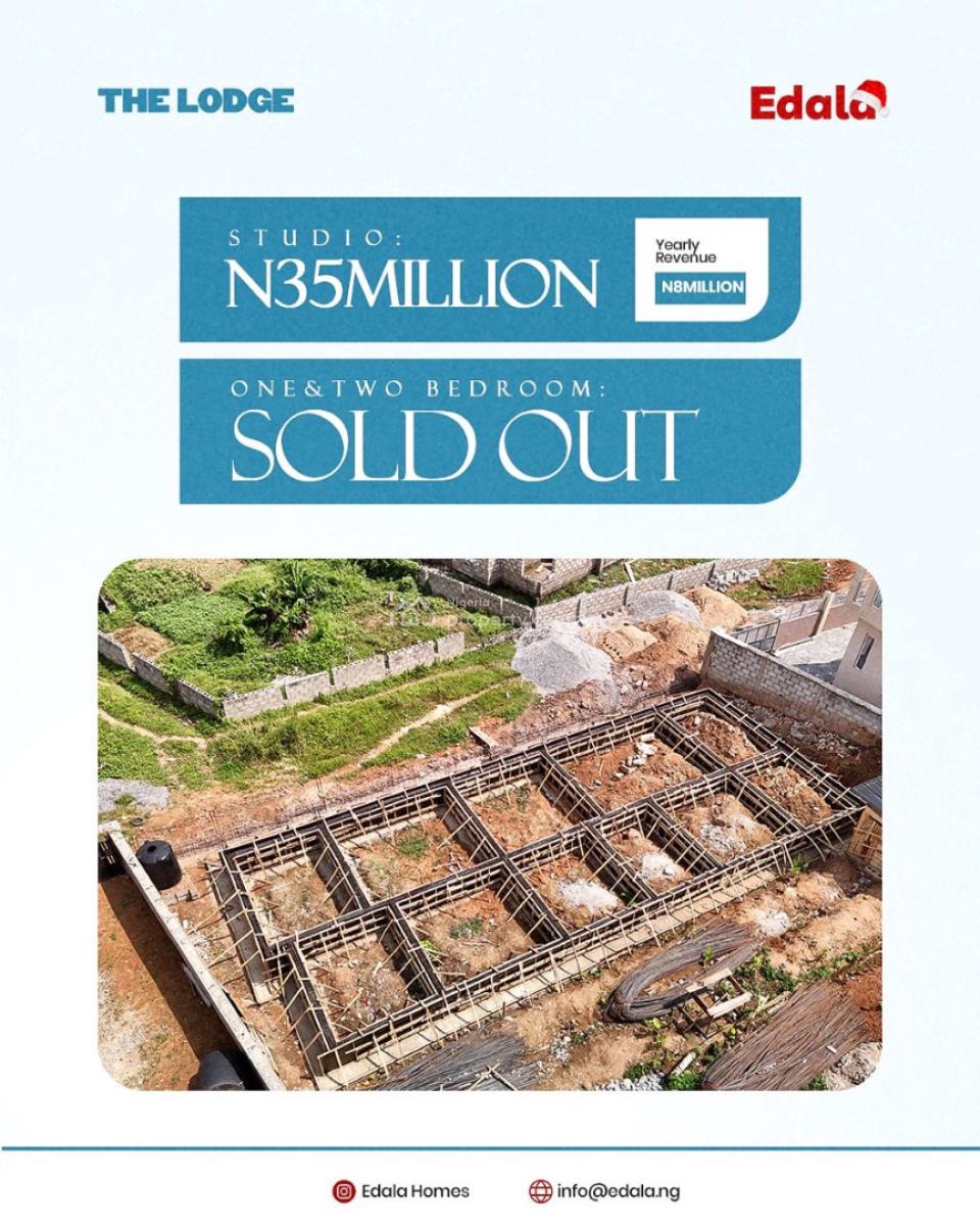 Premium Off-plan Studio Unit Apartment for Cashflow Returns, Jericho Ibadan Oyo, Jericho, Ibadan, Oyo, Terraced Duplex for Sale