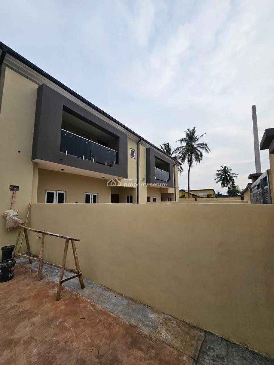 Newly Built 4 Bedroom Terrace Duplex with a Room Bq, Dopemu, Close to The Airport, Ikeja, Lagos, Terraced Duplex for Sale