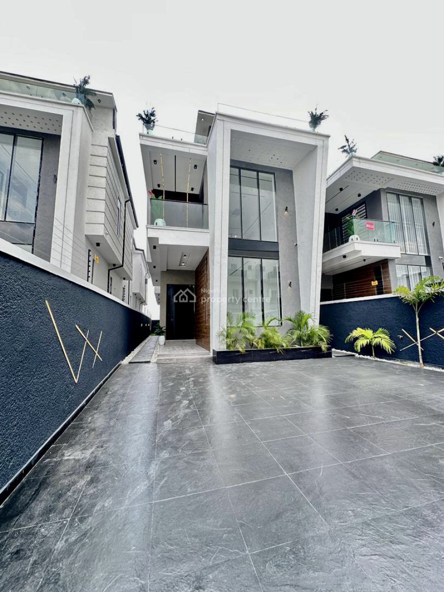 Contemporary Luxury 5 Bedroom Detached Home with Pool & Gazebo, Beautiful, Serene and Very Secured Estate, Ajah, Lagos, Detached Duplex for Sale