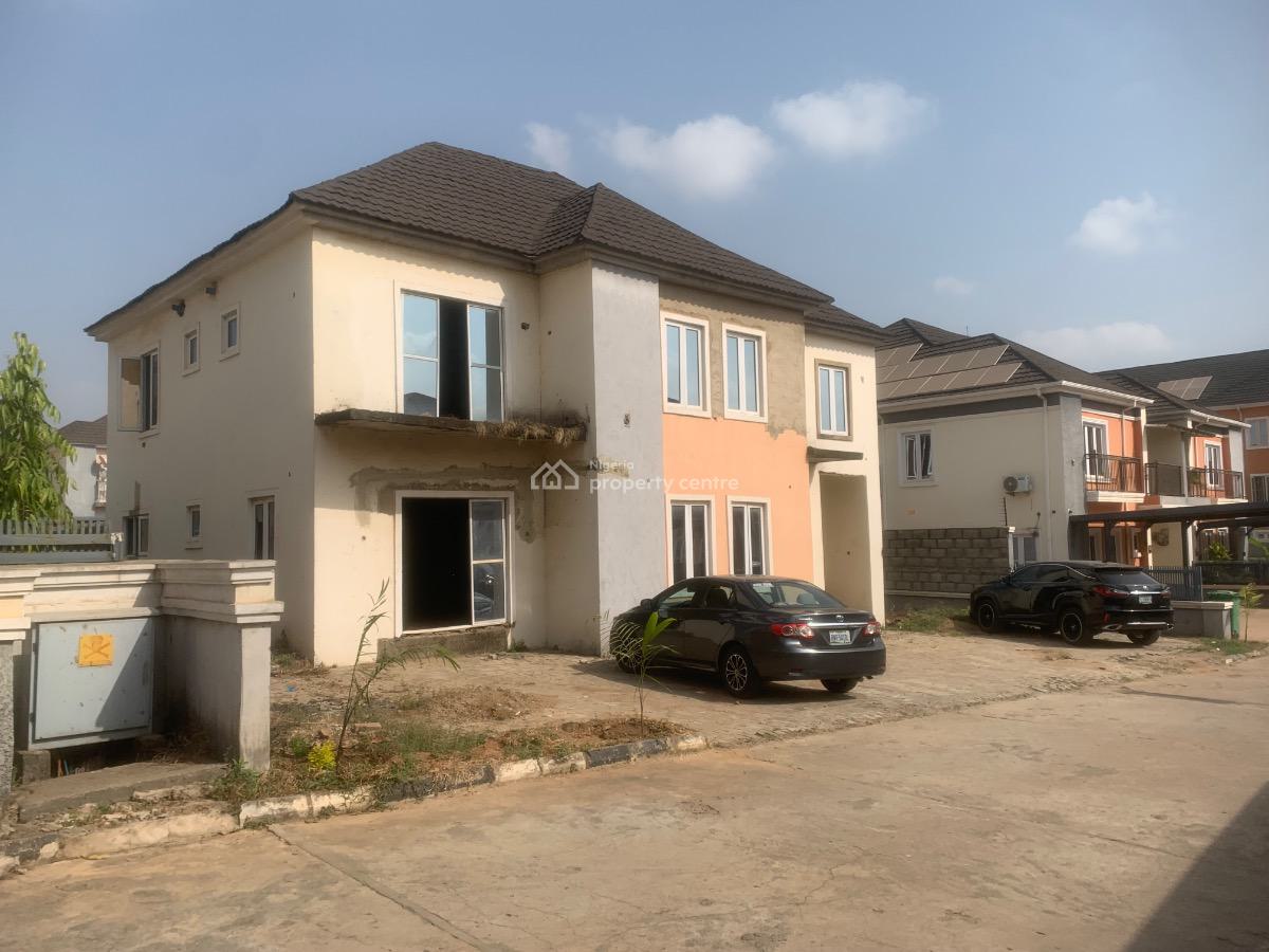 5 Bedroom Fully Detached Duplex-carcass, Estate Close to Nizamiye Hospital, Idu Industrial, Abuja, Detached Duplex for Sale