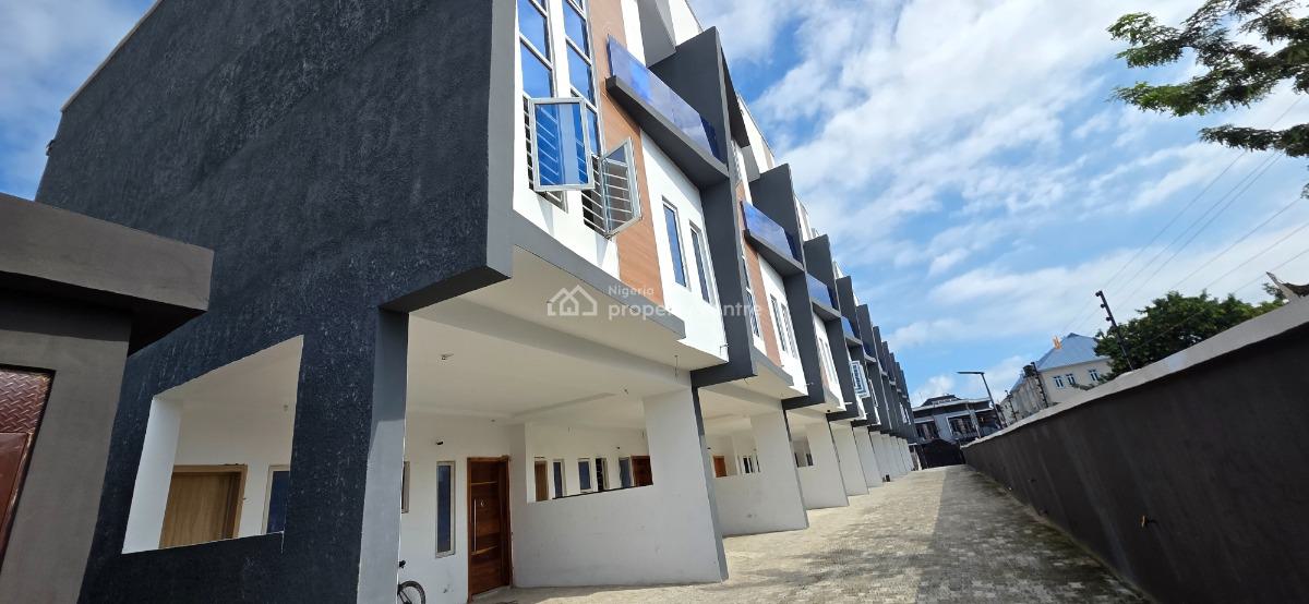 New 4 Bedrooms Terrace Duplex with Bq, Ilasan Before Blenco, Ikate Elegushi, Lekki, Lagos, Terraced Duplex for Sale