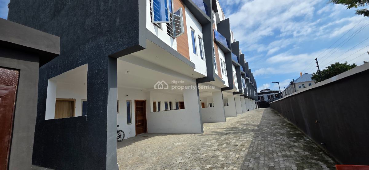 New 4 Bedrooms Terrace Duplex with Bq, Ilasan Before Blenco, Ikate Elegushi, Lekki, Lagos, Terraced Duplex for Sale