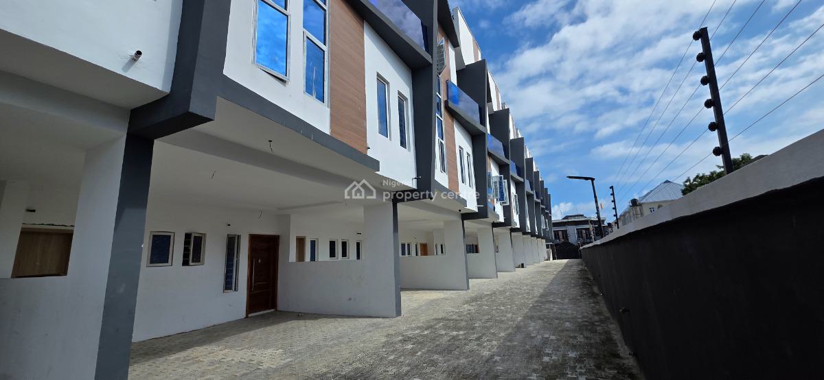 New 4 Bedrooms Terrace Duplex with Bq, Ilasan Before Blenco, Ikate Elegushi, Lekki, Lagos, Terraced Duplex for Sale