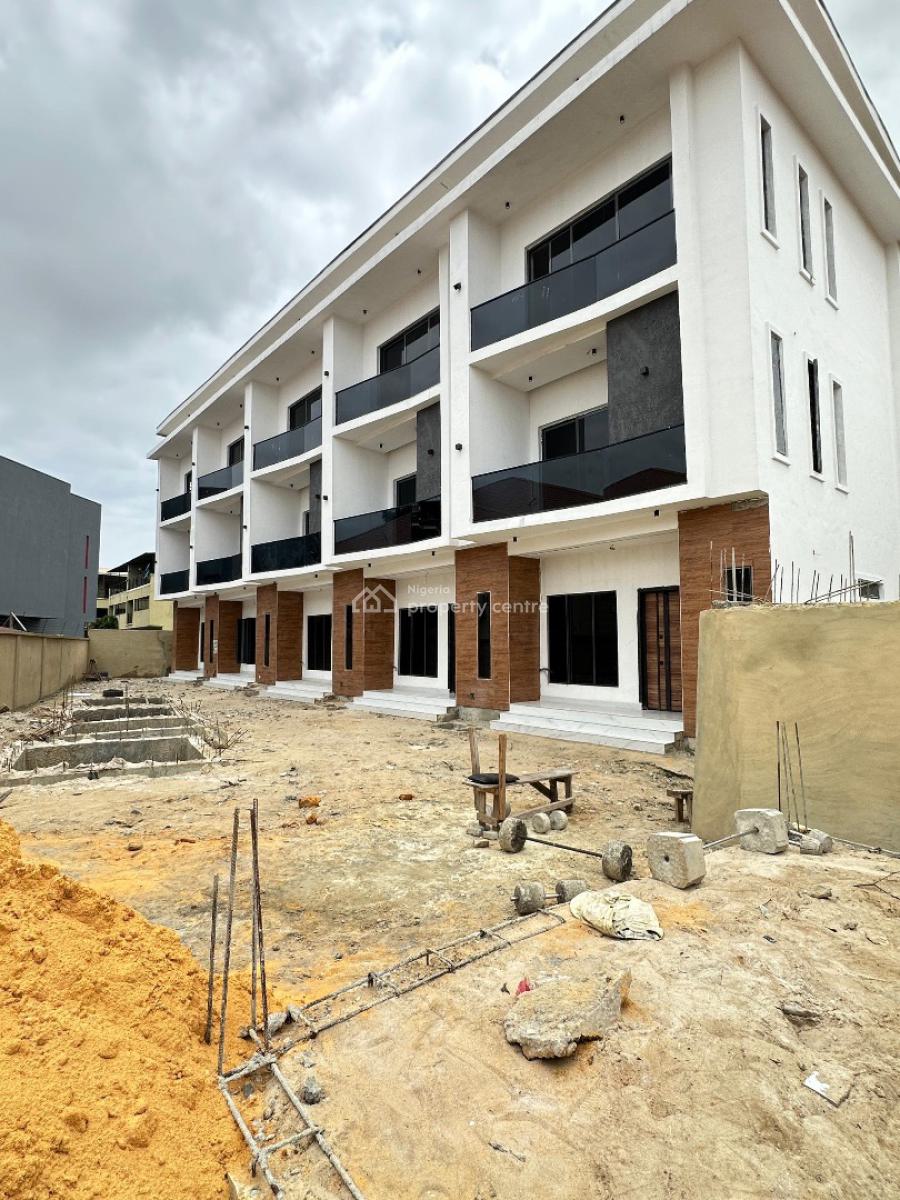 4 Bedroom Terraced Duplex with Bq, Communal Pool and Gym., Lekki Phase 1, Lekki, Lagos, Terraced Duplex for Sale