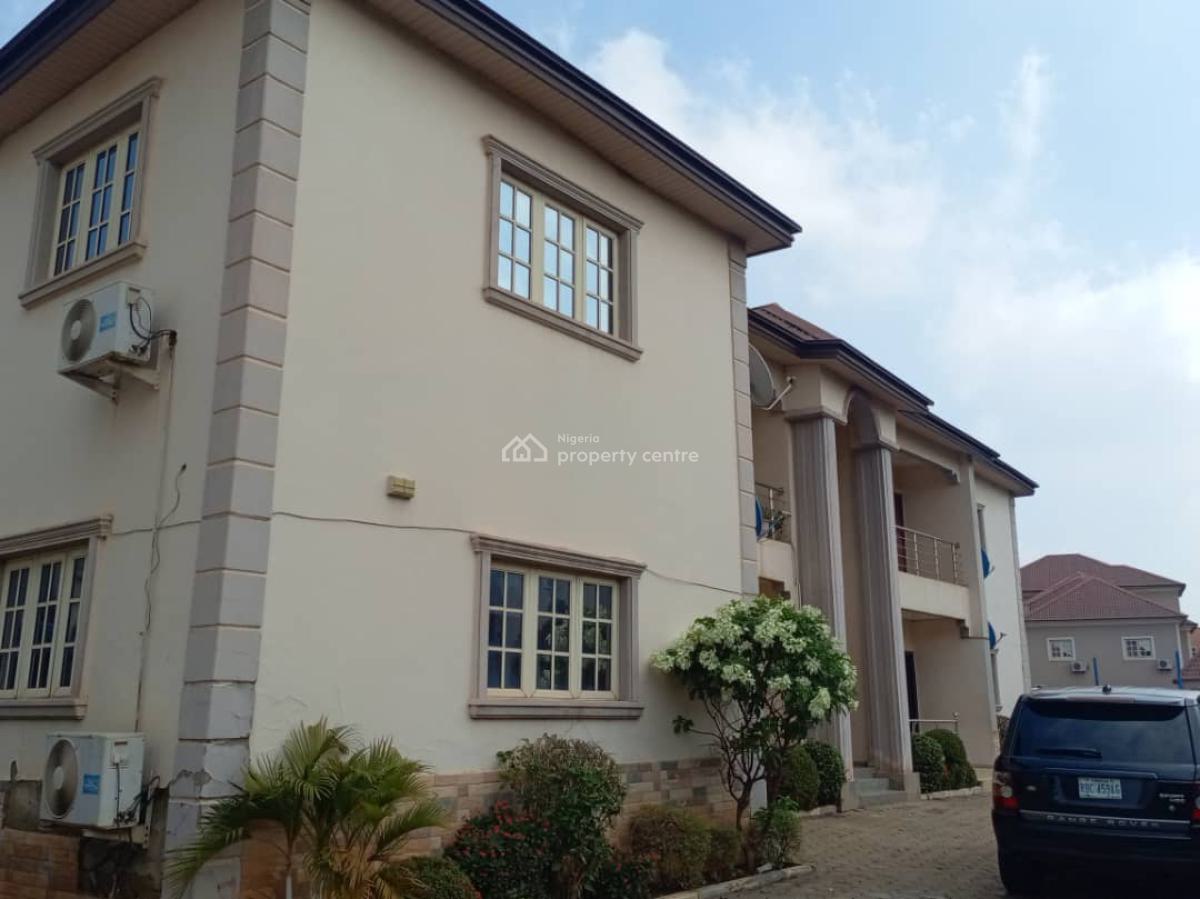 Serviced 2 Bedroom Flat with a Guest Toilet in a Very Secure Location, Wuye, Abuja, Flat / Apartment for Rent