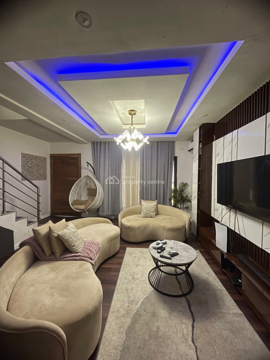 Fully Furnished & Serviced 2 Bedroom Terrace Duplex, Ikate, Lekki, Lagos, Terraced Duplex for Rent