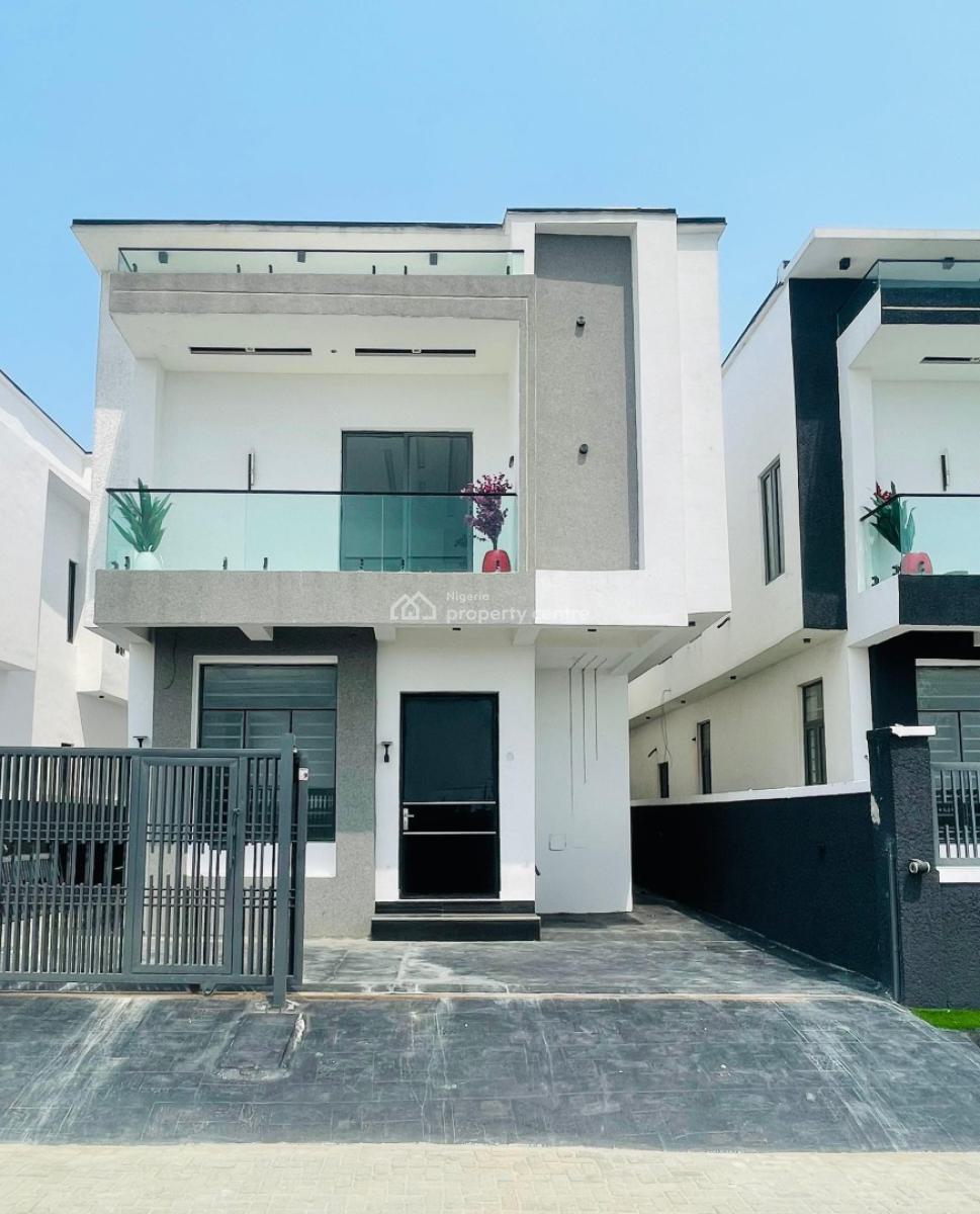 Luxury 4 Beds Fully Detached Smart Home in a Serene Estate with Bq, Ajah, Lagos, Detached Duplex for Sale