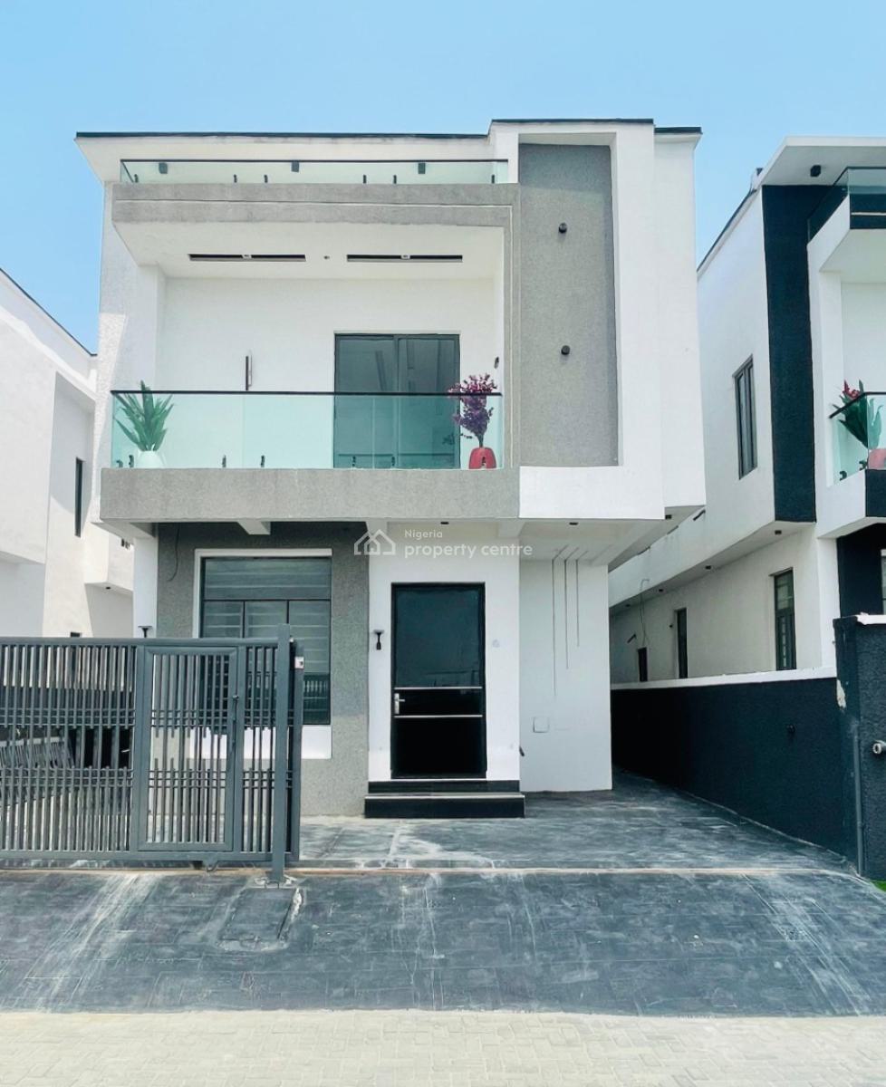 Luxury 4 Beds Fully Detached Smart Home in a Serene Estate with Bq, Ajah, Lagos, Detached Duplex for Sale