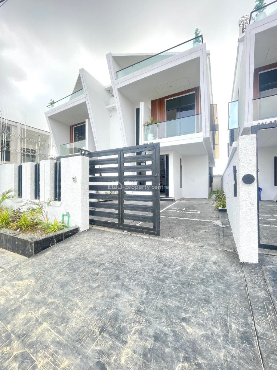 Luxury 4 Bedroom Semi Detached Duplex with Spacious Ensuite Rooms , Bq, Newly Built Home Within a Family Friendly Estate, Ikota, Lekki, Lagos, Semi-detached Duplex for Sale
