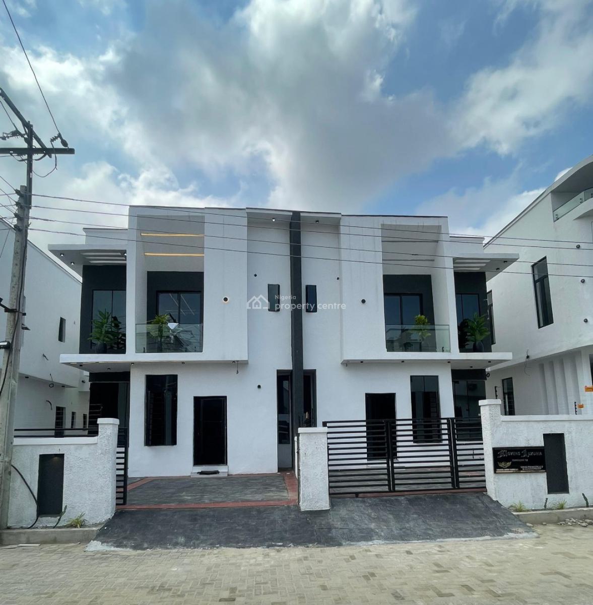 Luxury 4 Bedroom Semi Detached Duplex with Bq, Ajah, Lagos, Semi-detached Duplex for Sale