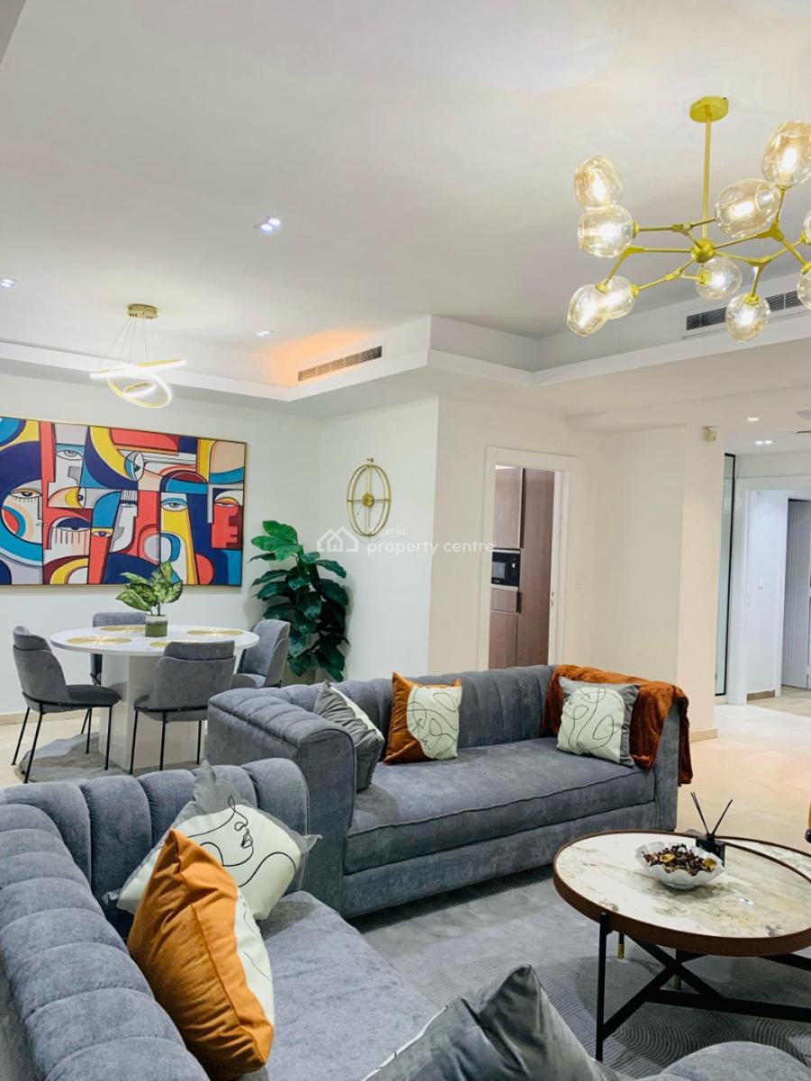 with Pool and Ocean View Fully Furnished 3 Bedroom, Eko Atlantic City, Lagos, Flat / Apartment for Rent