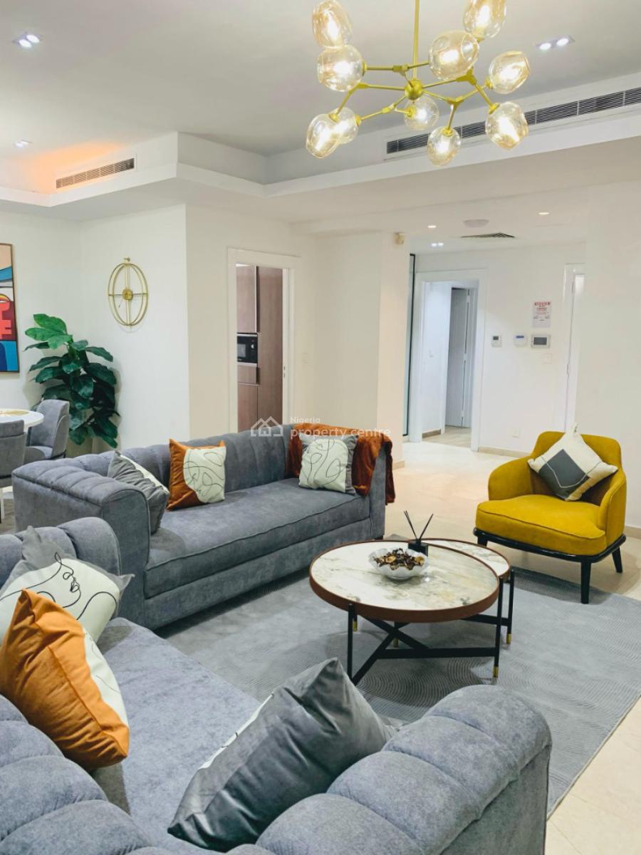 with Pool and Ocean View Fully Furnished 3 Bedroom, Eko Atlantic City, Lagos, Flat / Apartment for Rent