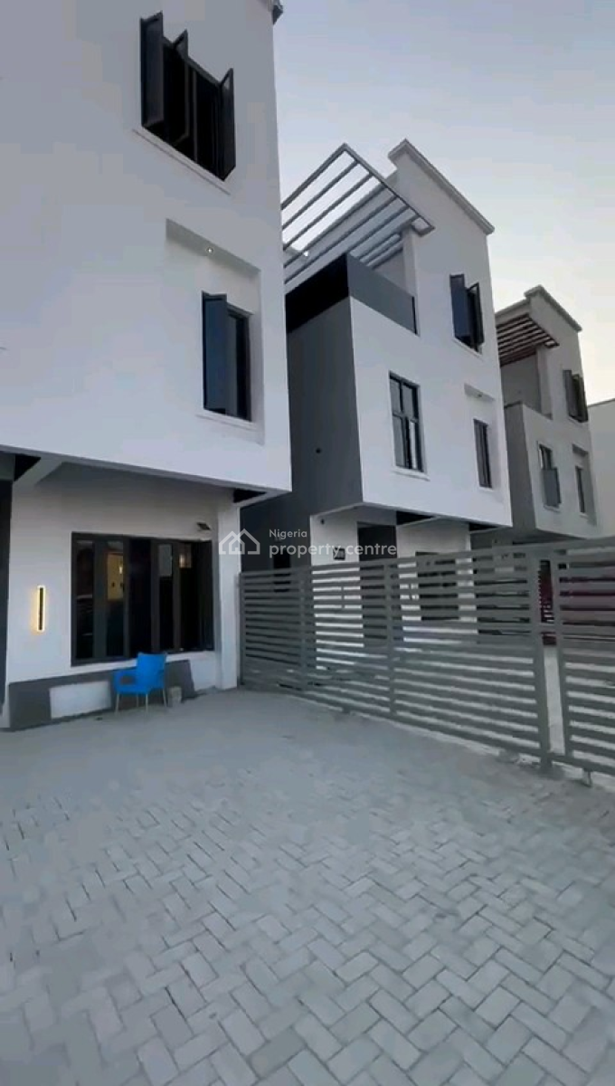 Brand New Luxuriously Finished 4-bedroom Terrace Duplex + Bq, Guzape District, Abuja, Terraced Duplex for Sale