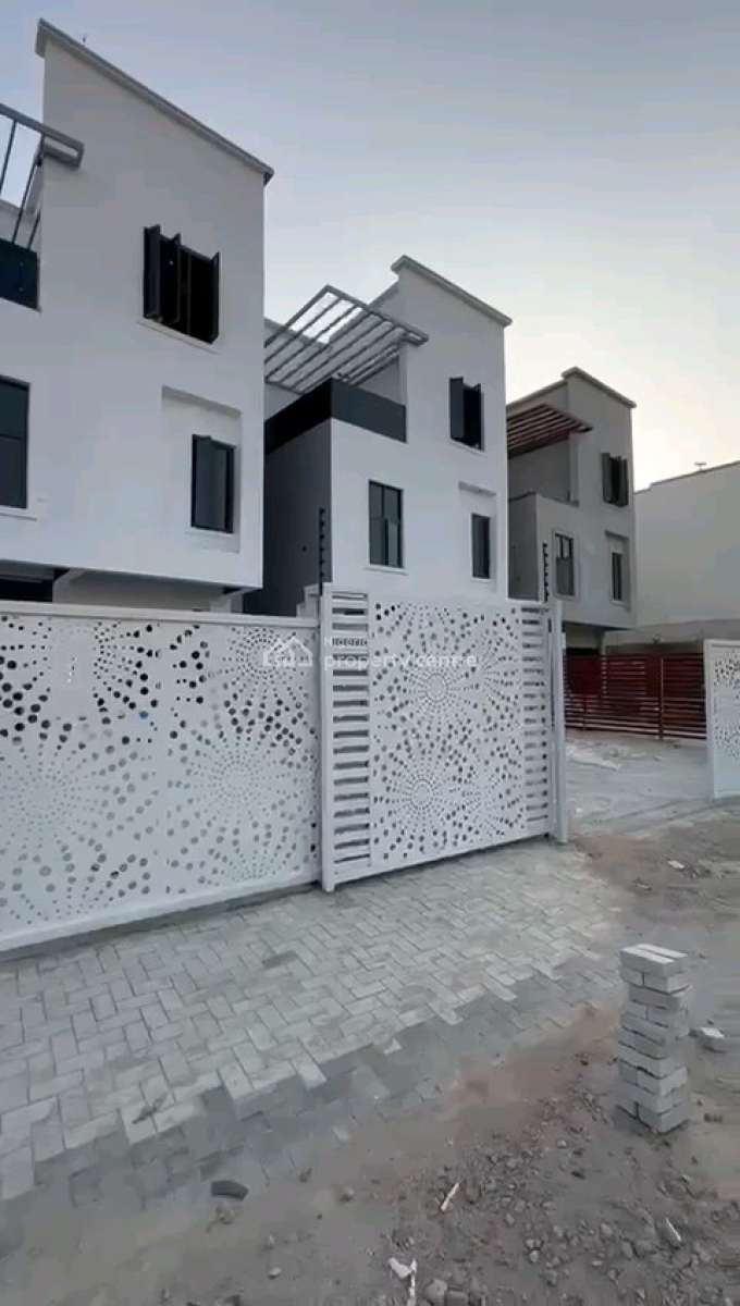 Brand New Luxuriously Finished 4-bedroom Terrace Duplex + Bq, Guzape District, Abuja, Terraced Duplex for Sale
