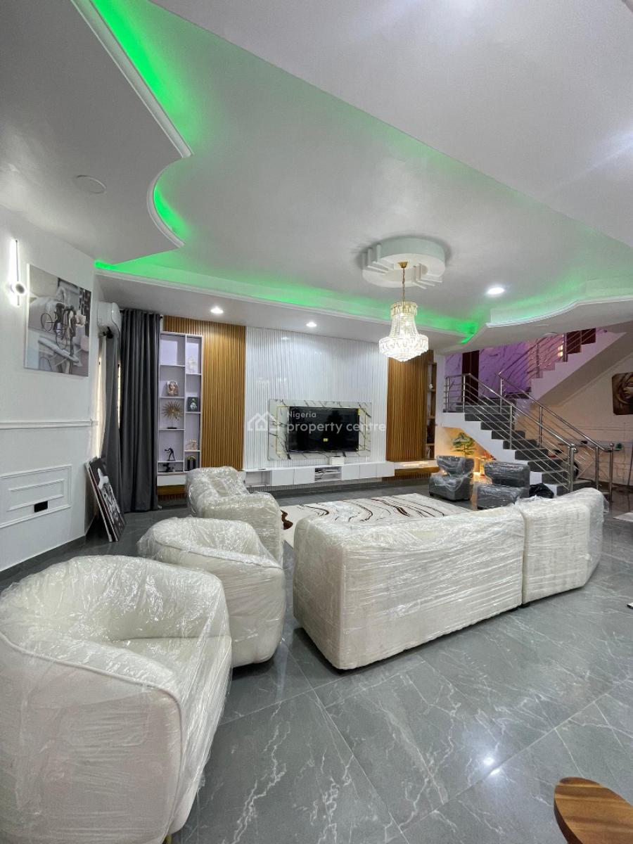 Furnished 5 Bedroom Detached Duplex with a Room Bq, Megamound Estate, Ikota, Lekki, Lagos, Detached Duplex for Sale
