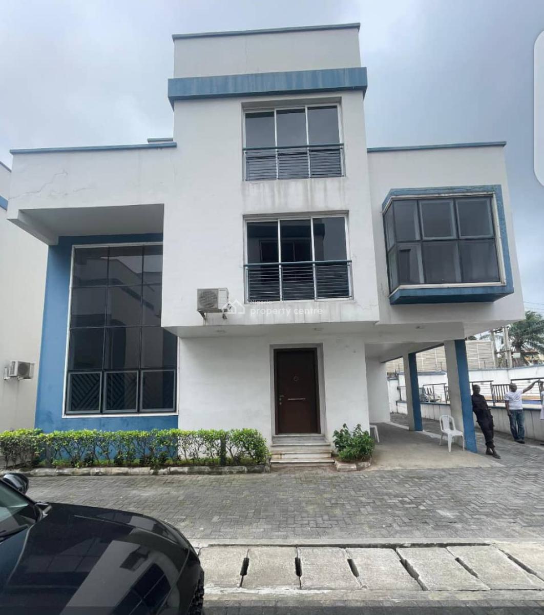 4 Bedroom Detached House with Bq Swimming Pool in a Mini Estate, Off Bourdillon Road, Ikoyi, Lagos, Detached Duplex for Rent