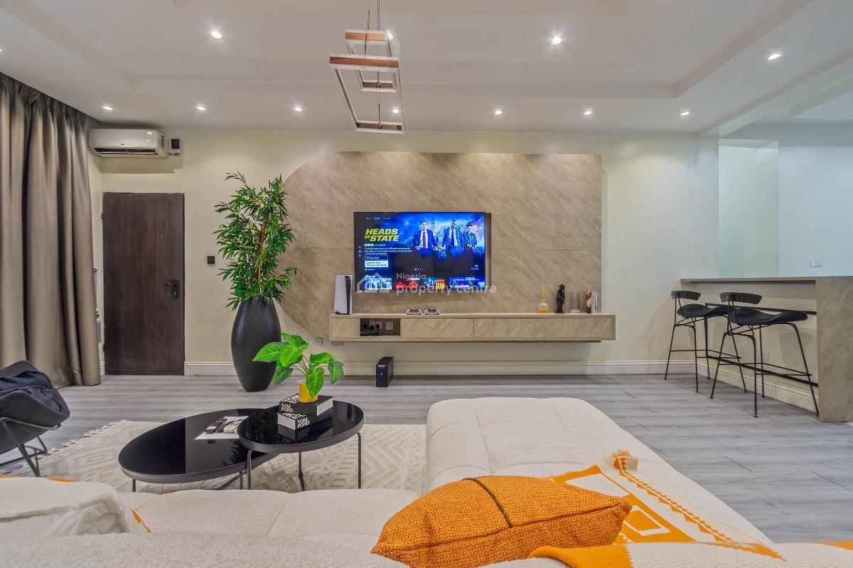 The Shine-a Brand New Luxury 3bedroom Apartment with Swimming Pool,ps5, Old Ikoyi, Ikoyi, Lagos, Flat / Apartment Short Let