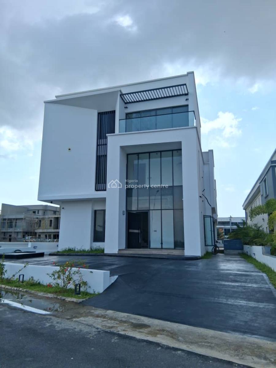 a Contemporary 5 Bedroom Semi-detached Detached House with Bq., Cowrie Creek Esate, Spar Road, Lekki, Lagos, Semi-detached Duplex for Sale