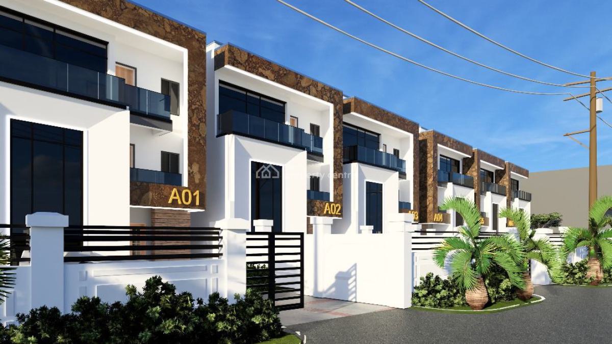 4 Bedroom Terrace Duplex (carcass), Kado, Abuja, Terraced Duplex for Sale