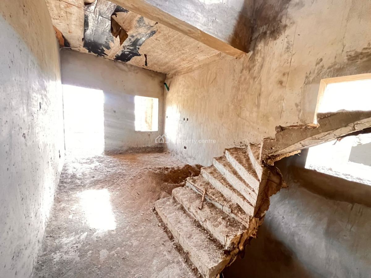 4 Bedroom Terrace Duplex (carcass), Kado, Abuja, Terraced Duplex for Sale