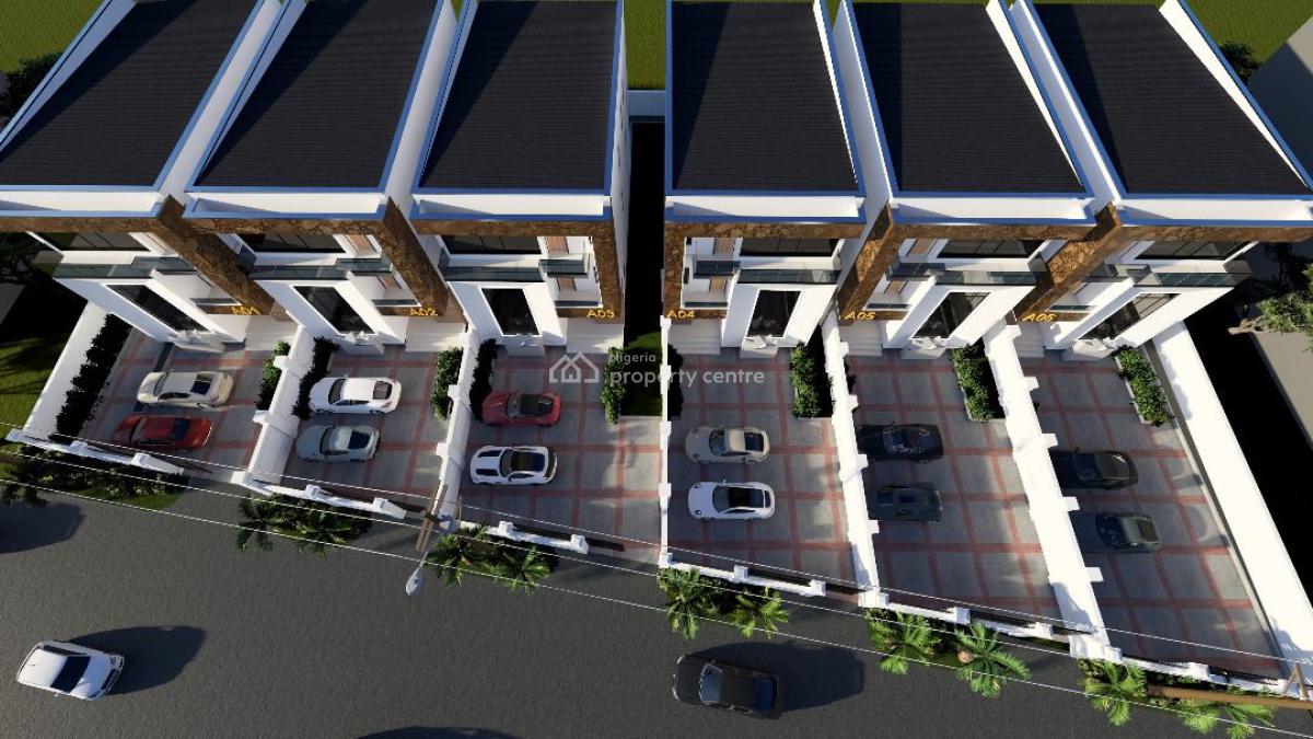 4 Bedroom Terrace Duplex (carcass), Kado, Abuja, Terraced Duplex for Sale