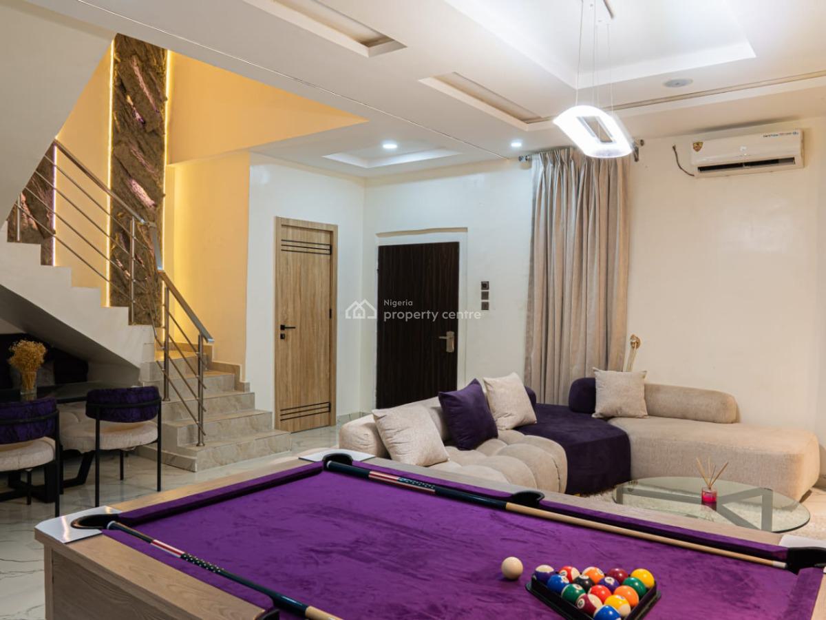 Luxurious 3 Bedroom Terrace Duplex with Pool, Ajah, Lekki Phase 2, Lekki, Lagos, Terraced Duplex Short Let