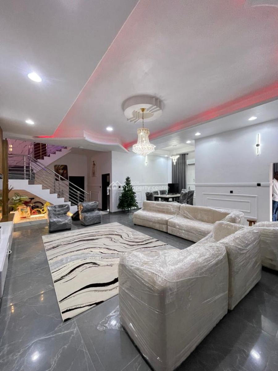 Exquisitely Furnished 5 Bedroom Detached Duplex with Boys, Megamound Estate, Ikota, Lekki, Lagos, Detached Duplex for Sale