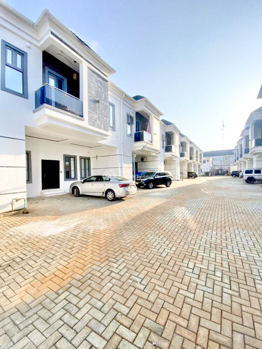 Well Built 4 Bedroom Terrace Duplex with Bq, Ikota, Lekki, Lagos, Terraced Duplex for Rent