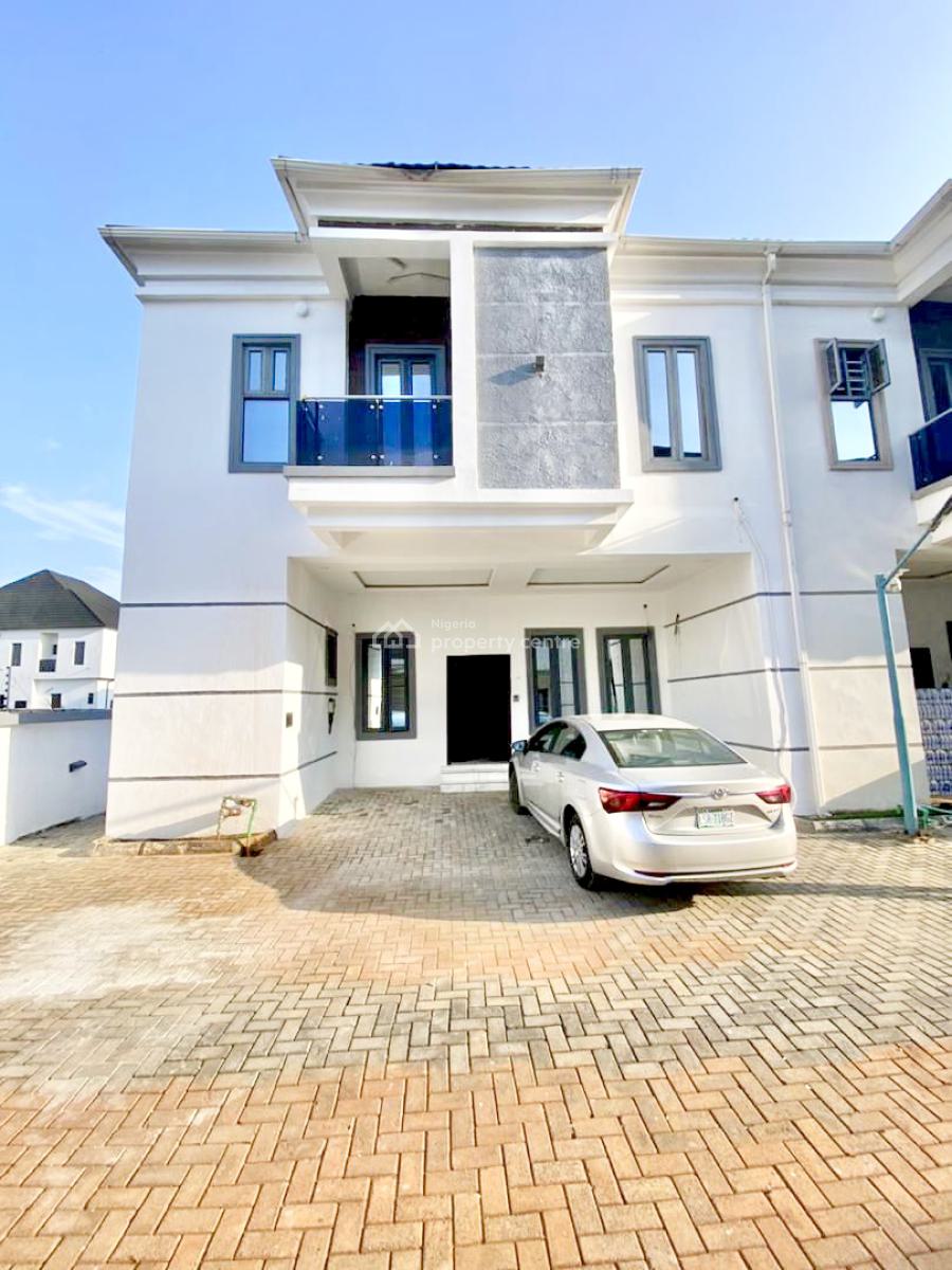Well Built 4 Bedroom Terrace Duplex with Bq, Ikota, Lekki, Lagos, Terraced Duplex for Rent