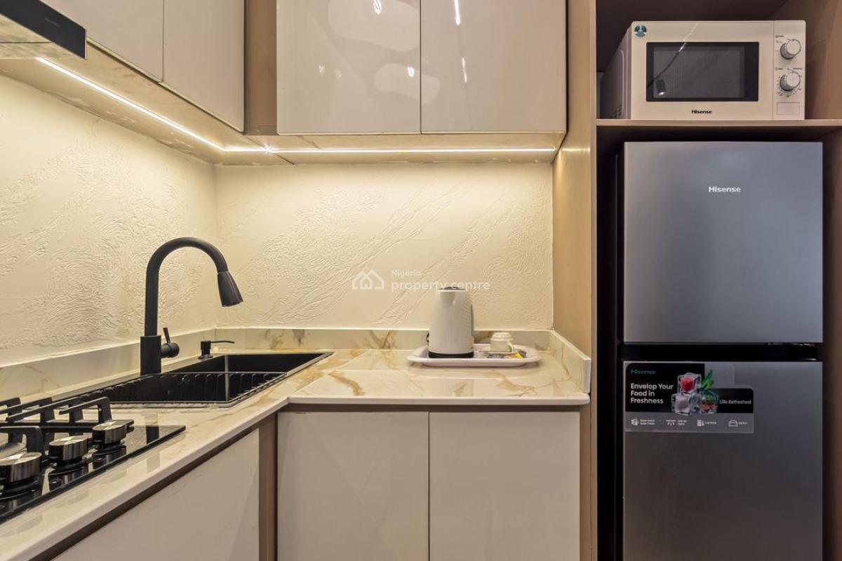 Luxurious Furnished 1 Bedroom, Chevron, Lekki Phase 2, Lekki, Lagos, House Short Let