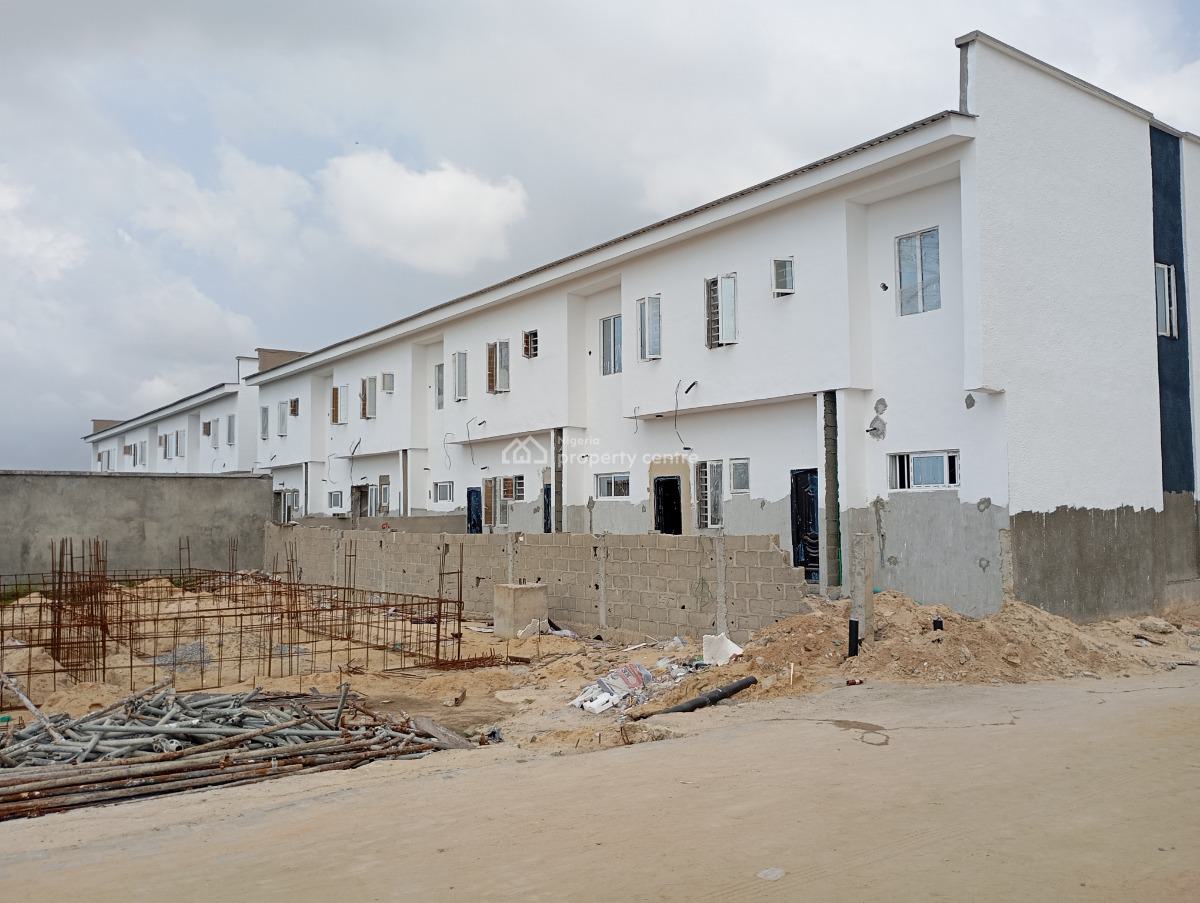 Newly Built 3 Bedroom Duplexe in a Secured and Gated Estate, Ogombo Road, Ogombo, Ajah, Lagos, Terraced Duplex for Sale