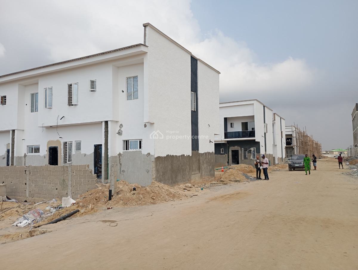 Newly Built 3 Bedroom Duplexe in a Secured and Gated Estate, Ogombo Road, Ogombo, Ajah, Lagos, Terraced Duplex for Sale