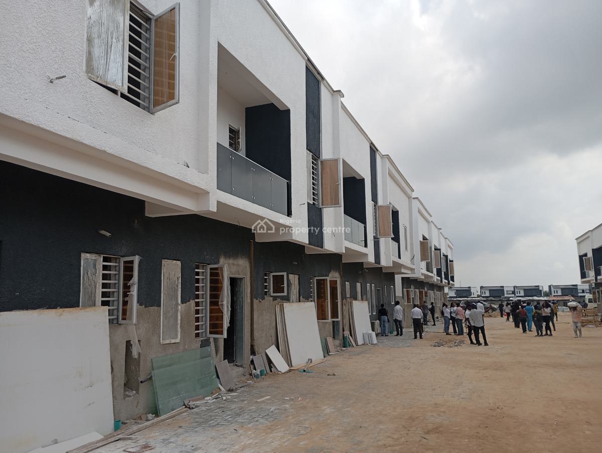 Newly Built 3 Bedroom Duplexe in a Secured and Gated Estate, Ogombo Road, Ogombo, Ajah, Lagos, Terraced Duplex for Sale