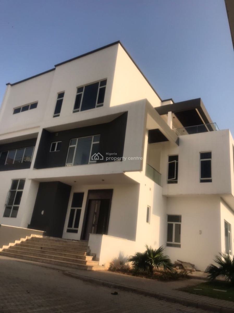 6 Bedroom Fully Detached Mansion.  Ante Room. 4 Living Room.  a Study, Asokoro, Asokoro District, Abuja, Detached Duplex for Rent