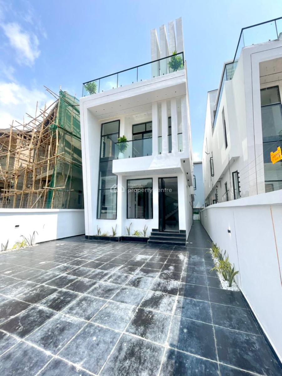 Luxury 5 Bedroom Detached Duplex, Rooftop Terrace, Swimming Pool & Bq, Chevron Toll Gate, Lekki, Lekki Phase 2, Lekki, Lagos, Detached Duplex for Sale