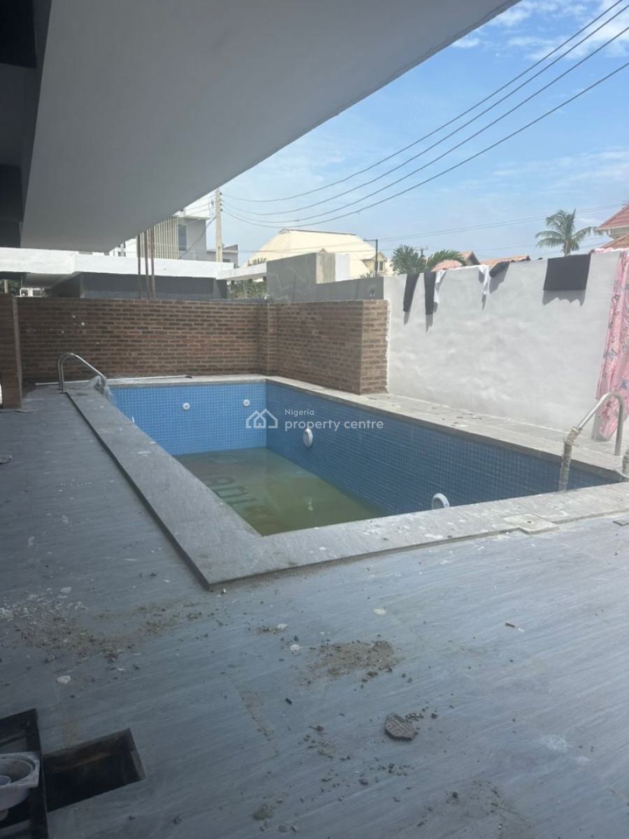 Fully Smart 4 Bed Terrace Duplex with Bq and Pool, Lekki Phase 1, Lekki, Lagos, Terraced Duplex for Sale