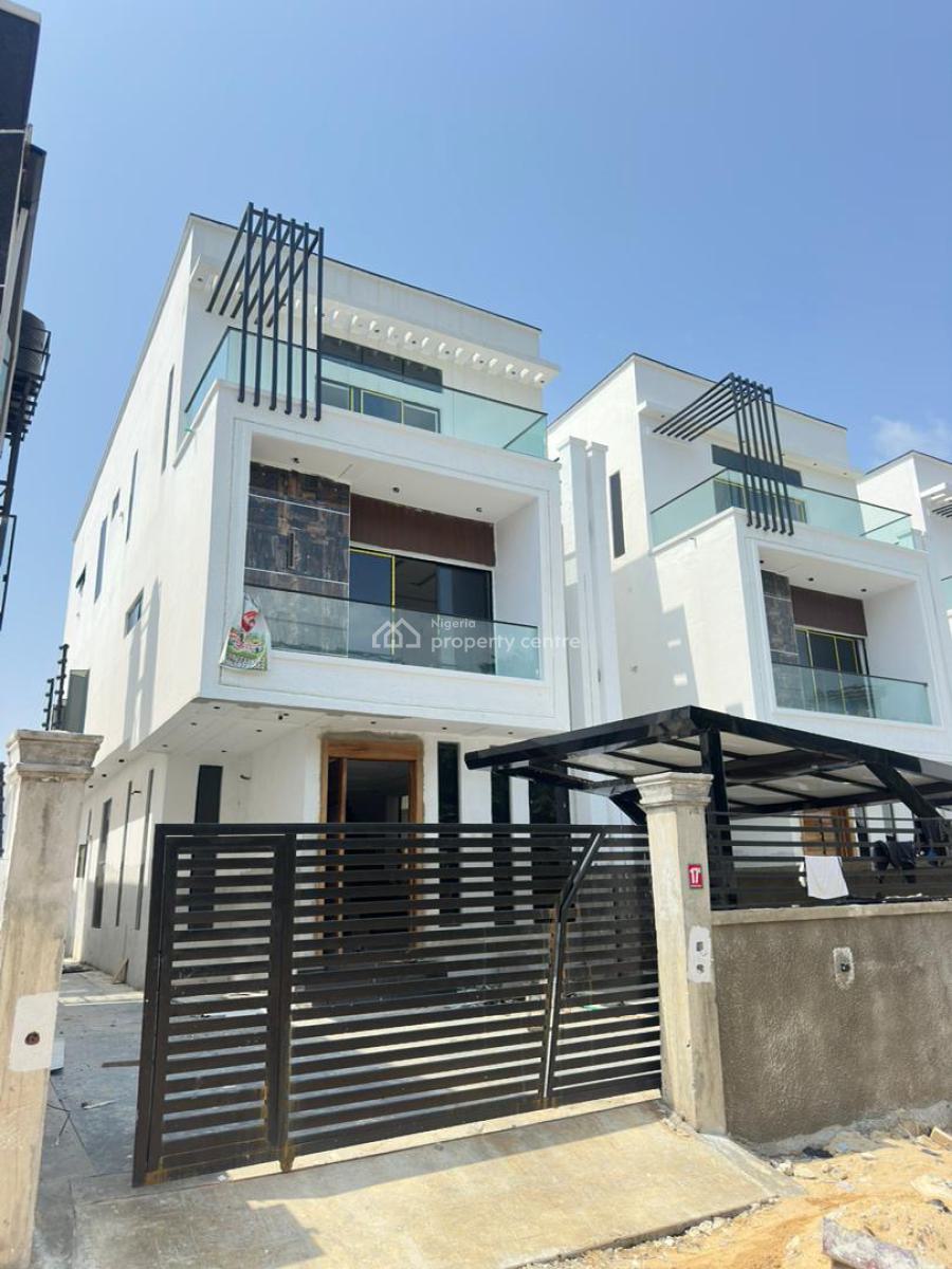 Smart Luxury 5 Bedroom Detached Duplex with a Pool, Cinema & Bq, Chevron Road, Lekki, Lagos, Detached Duplex for Sale