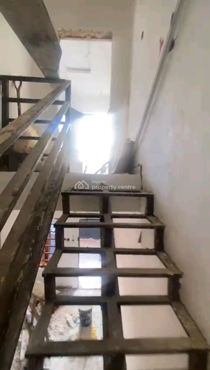 Newly Built Spacious Mini Flat Duplex with 2t1b All Round with Tilles, Soluyi, Gbagada, Lagos, Detached Duplex for Rent