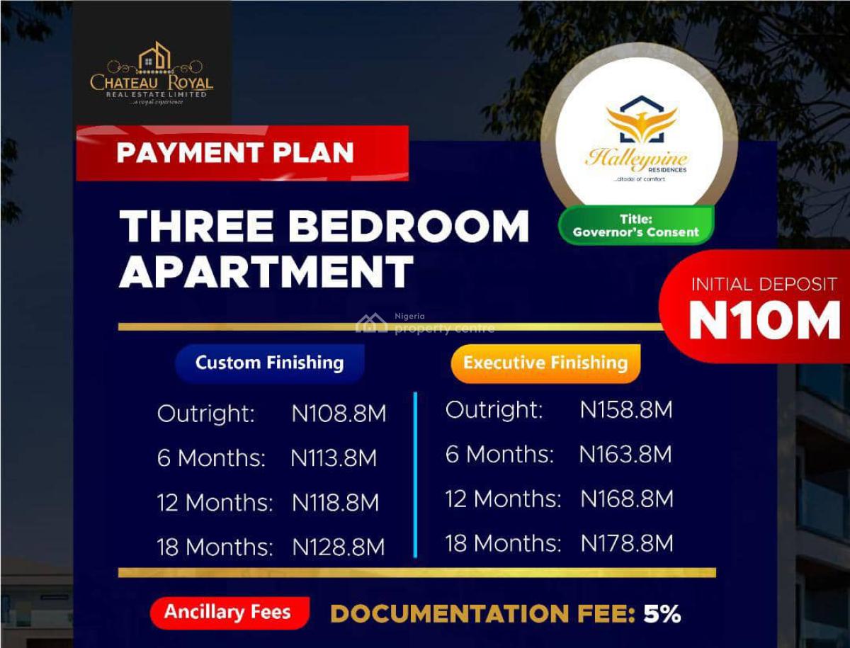 Luxury 1 Bedroom Apartment with 10m Inital Deposit  and Payment Plan, Off Monastery Road ,shoprite, Sangotedo, Ajah, Lagos, Flat / Apartment for Sale
